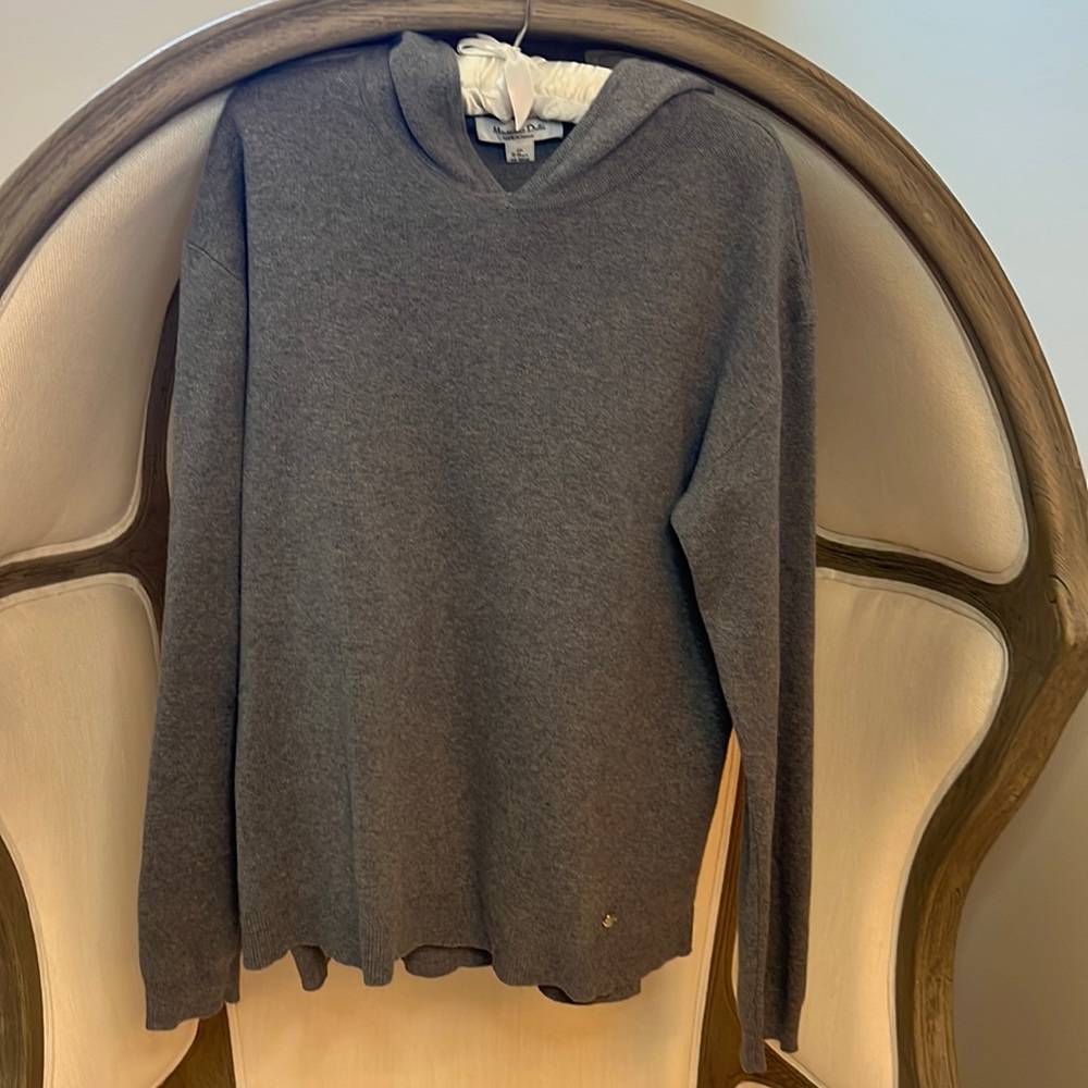 Massimo Dutti Grey Hoodie